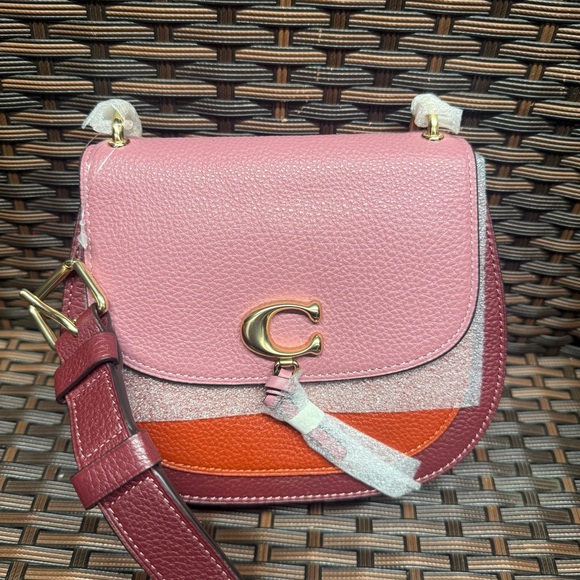 coach REMI SADDLE BAG IN COLORBLOCK (COACH 1330) - Picture 2 of 12